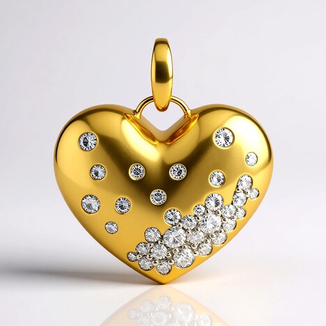 Ciondolo in oro con Diamante VVS1 (G) (Annette)