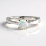 Anello in argento con Opale di Welo (de Melo Essence)