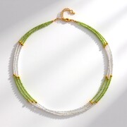 Collana in argento con Peridoto