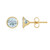 Sky Blue Topaz Silver Earrings