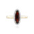 9K Mozambique Garnet Gold Ring (SUHANA)