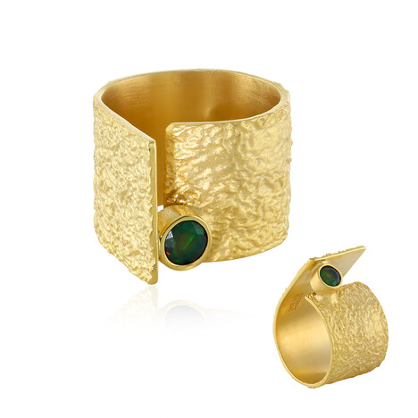 Mezezo-Opal-Silberring (MONOSONO COLLECTION)