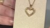 Collier en argent et Diamant chocolat I2