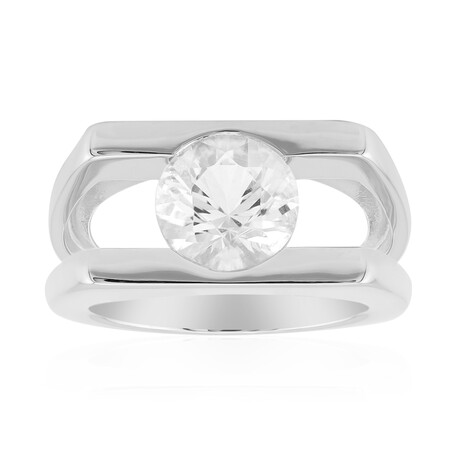 Herkimer Quarz-Silberring (Pallanova)