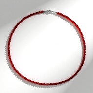 Collana in argento con Corniola
