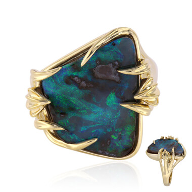 Anello in oro con Opale Boulder (Mark Tremonti)