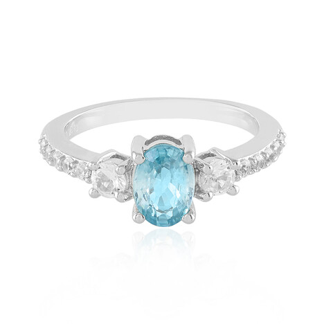 Anillo en plata con Zircón de Ratanak Kirí