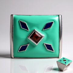Bague en argent et Grenat du Mozambique (TPC)
