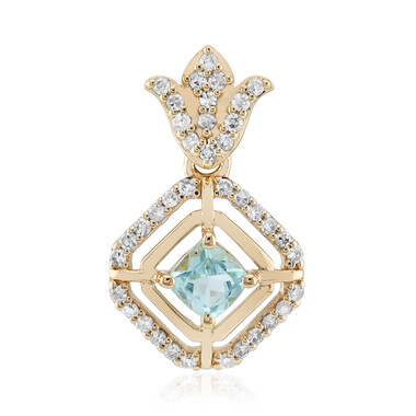 Brasilianischer Paraiba-Turmalin-Goldanhänger (AMAYANI)