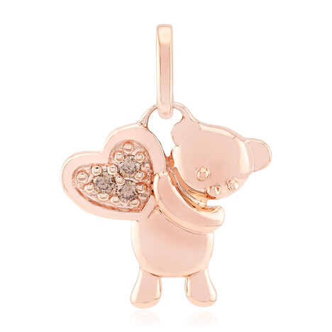 Ciondolo in oro con Diamante Rose de France SI1 di Argyle (Annette)