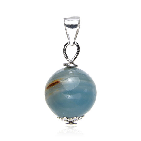 JEWELS BY LEONARDO Ciondolo Lizzy Clip & Mix In Acciaio Inox Con Catseye Blu Pastello - 3 Cm