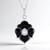 Collana in argento con Agata Nera (Dallas Prince Designs)