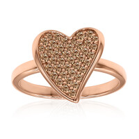 Anillo en oro con Diamante rosa de Francia de Argyle SI1