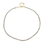 Collar en plata con Diamante champán