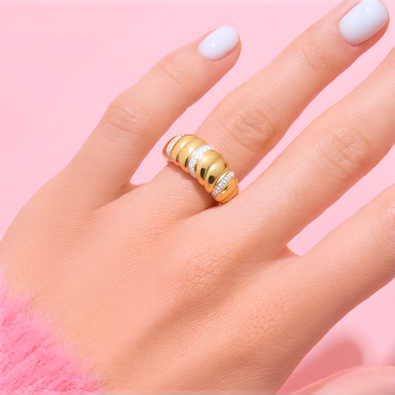 Anello in argento con Diamante I3 (I)