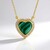 Collana in argento con Malachite (Adela Silber)