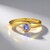 Anello in argento con Tanzanite