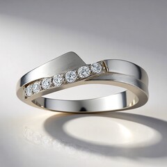 Anello in argento con Zircone