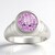 Anello in argento con Kunzite (Pallanova)