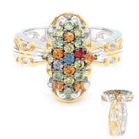 Anello in argento con Zaffiro Blu (Gems en Vogue)