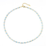 Collana in argento con Acquamarina Brasiliana