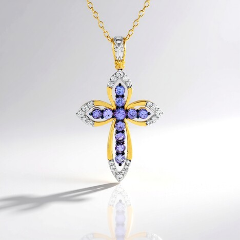 Collana in argento con Tanzanite (Gems en Vogue)