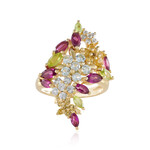 Anillo en plata con Peridoto