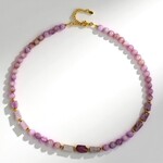 Collana in argento con Kunzite