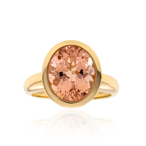 9K Morganite Gold Ring (CUSTODANA)