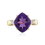 Anillo en plata con Amatista de Zambia