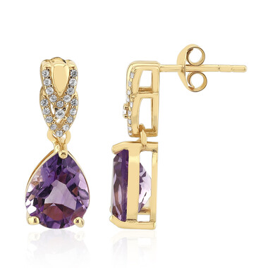 Amethyst-Silberohrringe