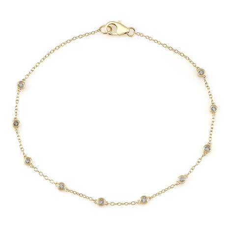 Bracciale in oro con Diamante Cioccolato I2 (SUHANA)