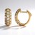 18K SI2 Fancy Diamond Gold Earrings (CIRARI)