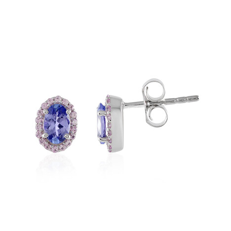 Boucles d'oreilles en or et Tanzanite