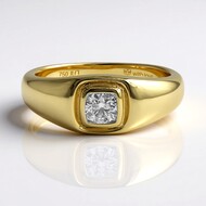 Bague en or et Diamant IF (D) (Annette)