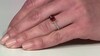 Anillo en plata con Citrino de Madeira