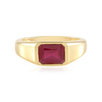 Bemainty Ruby Silver Ring