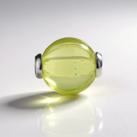 Ciondolo in argento con Quarzo Limone (MONOSONO COLLECTION)