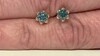Gouden oorbellen met I2 Blauwe Diamanten (SUHANA)