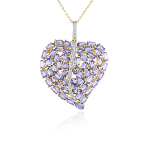 Collana in argento con Tanzanite