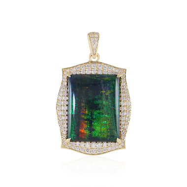 Andamooka-Matrix-Opal-Goldanhänger (AMAYANI)