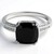 Anello in argento con Spinello Nero