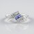 Anello in oro con Tanzanite AAA (Ornaments by de Melo)
