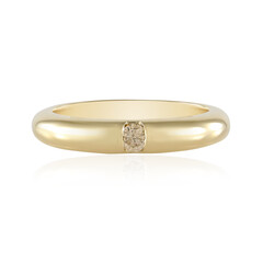 I2 Brown Diamond Silver Ring