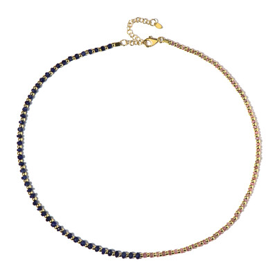 Collana in argento con Zaffiro Blu