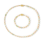 Fancy Beryl Silver Set (Riya)