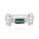 Anello in argento con Indicolite (Adela Silber)