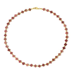 Collar en plata con Rodocrosita