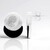 Orecchini in argento con Onice Nero (MONOSONO COLLECTION)