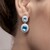 Pendientes en plata con Topacio de Marambaia